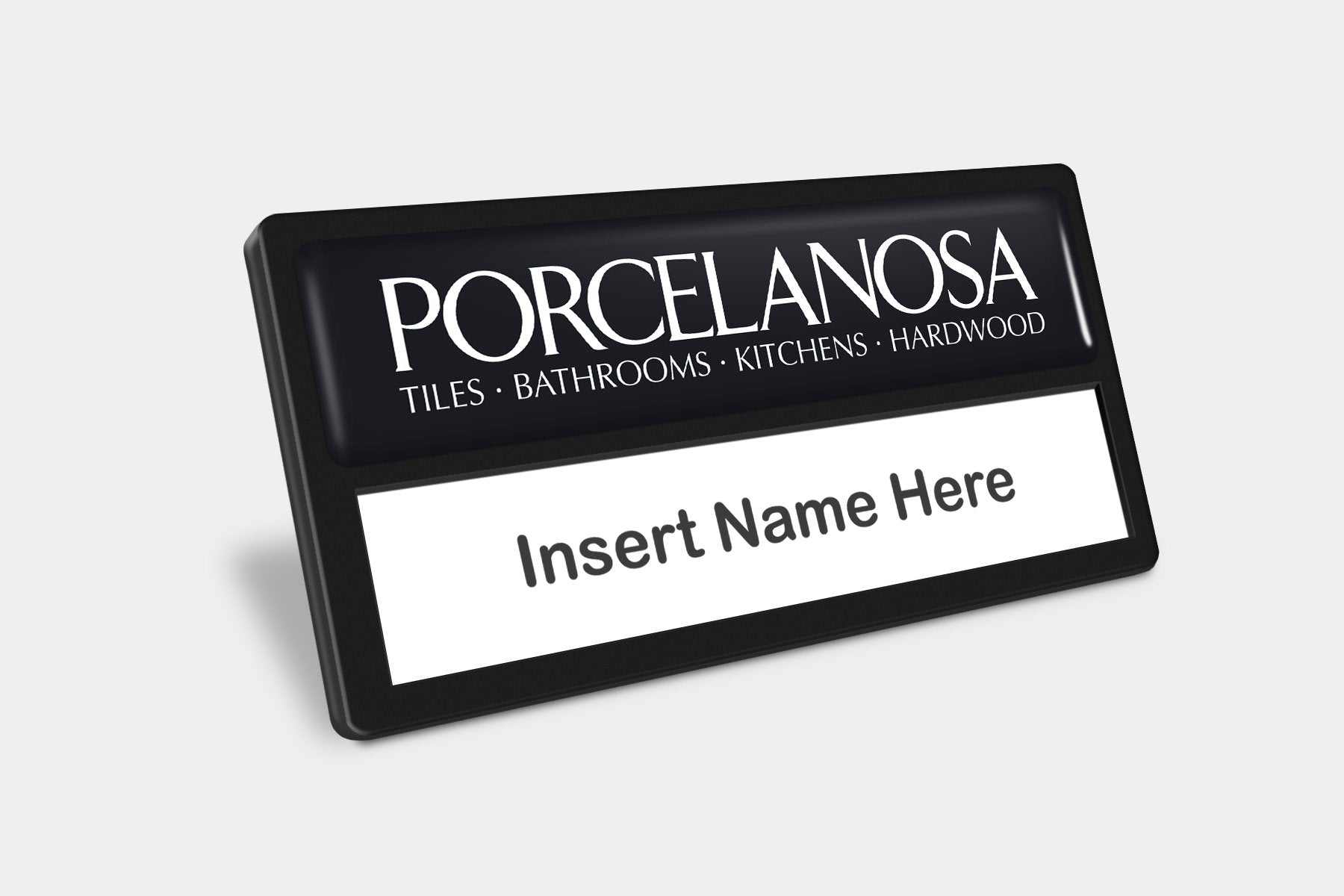 Eco Reusable Window Name Badges | Staff Badges – MelubaBadges