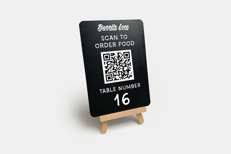 Mini Chalkboard & Easel Table Sign