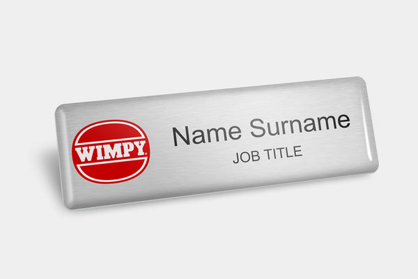 WIMPY - Manager Name Badge
