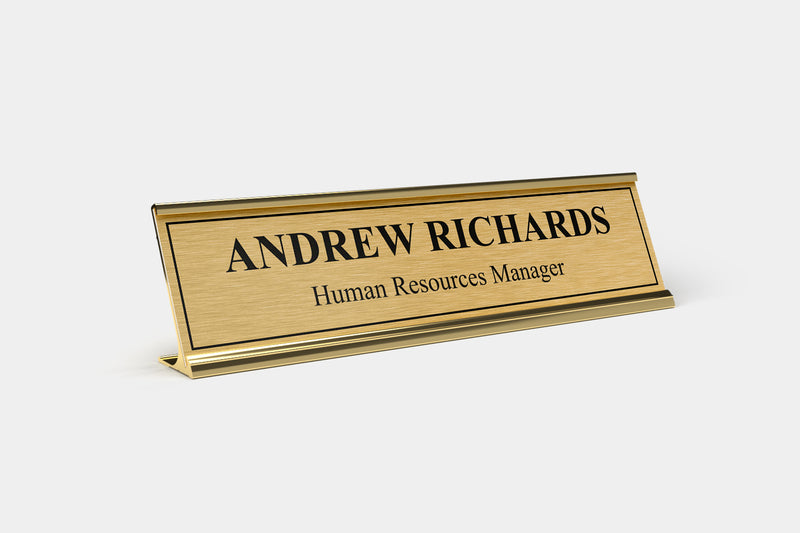 Desk Name Plates