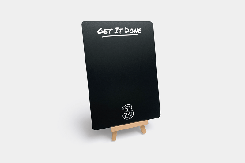 Mini Chalkboard Easel Signs | Custom Printed – MelubaBadges
