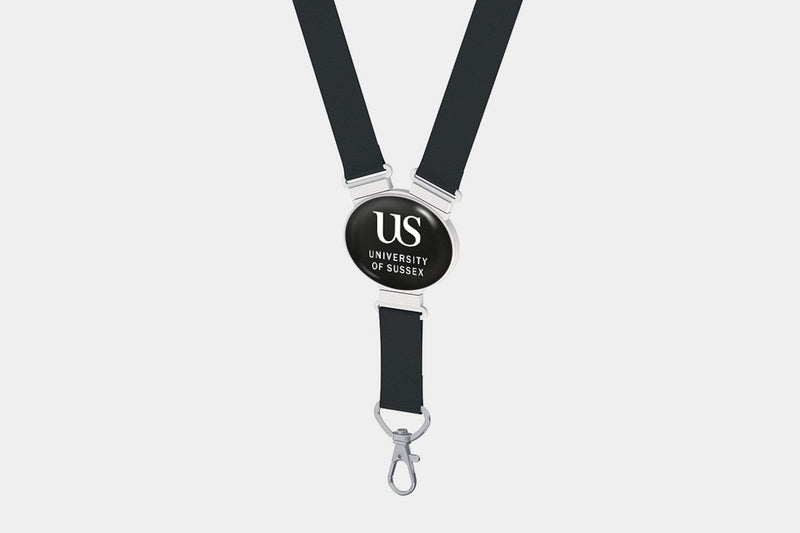 Custom Printed Snap Lanyards - Oval