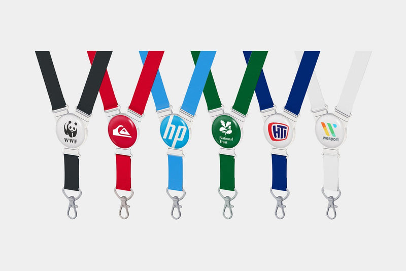 Custom Printed Snap Lanyards - Round