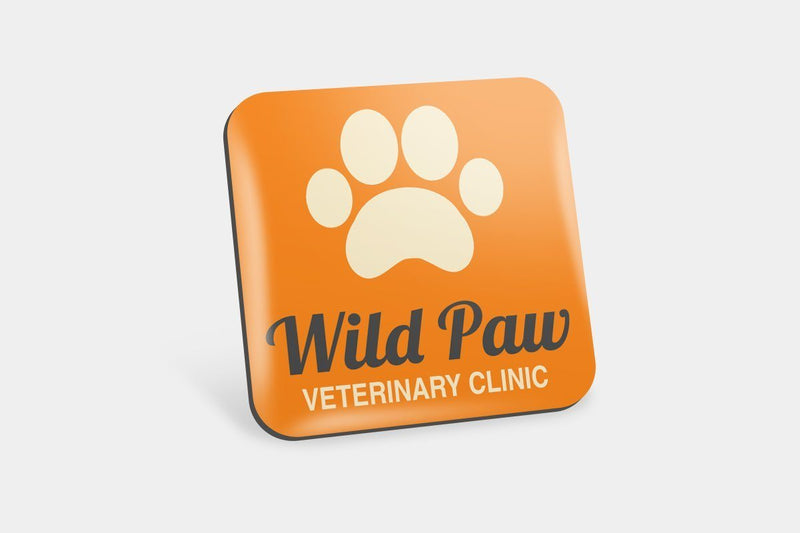 Pin Badges - Square (Epoxy)