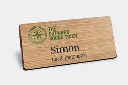 Bamboo Name Badges