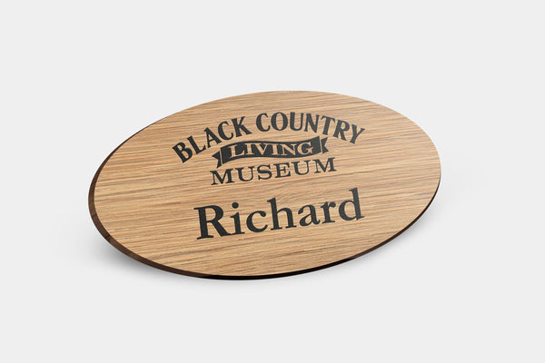 Bamboo Name Badges – MelubaBadges