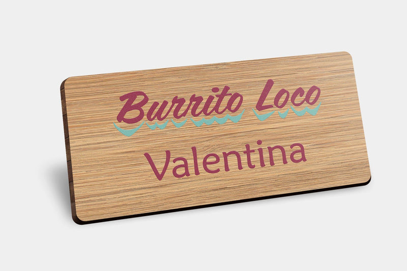 Bamboo Name Badges