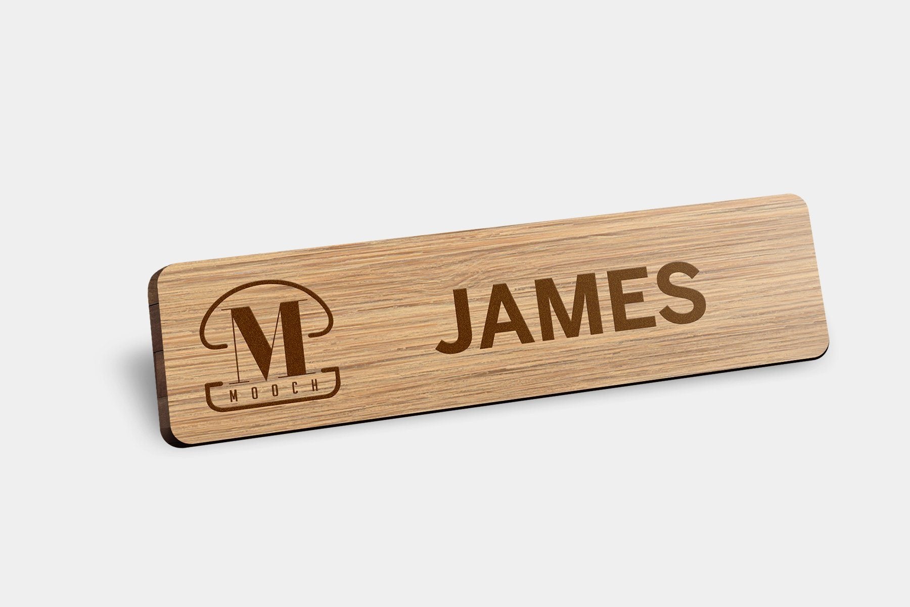 Bamboo Name Badges – MelubaBadges