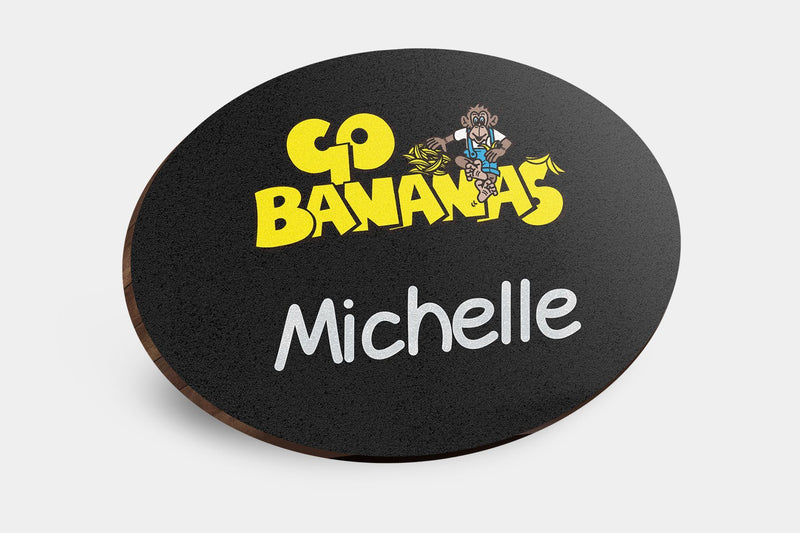 Chalkboard Bamboo Badges