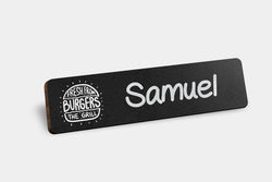 Chalkboard Bamboo Badges