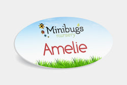 Name Badges - Oval Plastic Name Badge