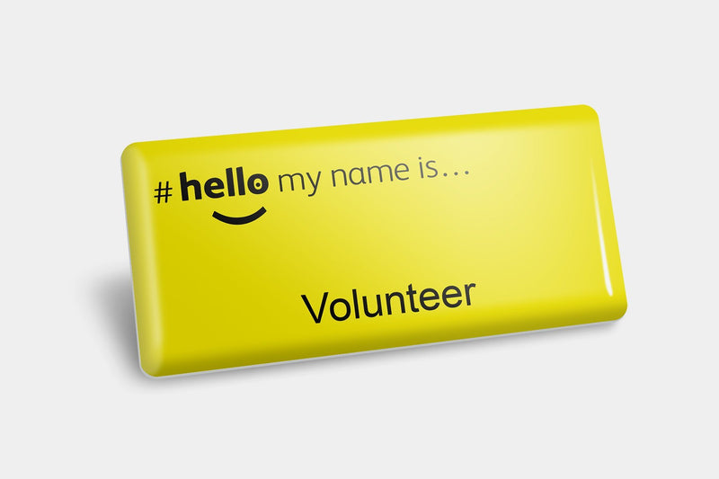Volunteer Titled NHS Name Badges