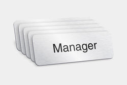 Printed Badges - Manager Badges (Pack Of 5)