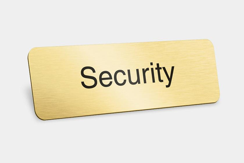 Printed Badges - Security Badges (Pack Of 5)