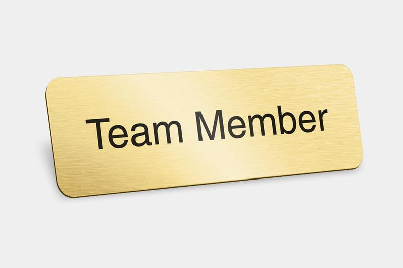 Printed Badges - Team Member Badges (Pack Of 5)