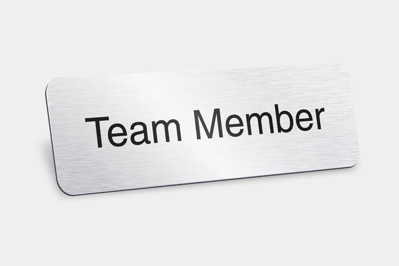 Printed Badges - Team Member Badges (Pack Of 5)