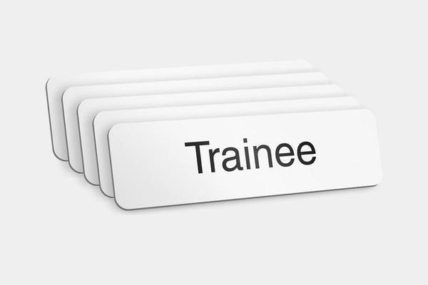 Printed Badges - Trainee Badges (Pack Of 5)