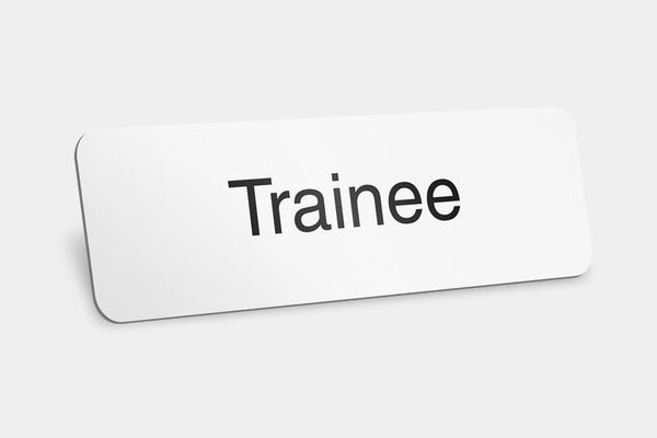 Printed Badges - Trainee Badges (Pack Of 5)