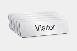 Printed Badges - Visitor Badges (Pack Of 5)