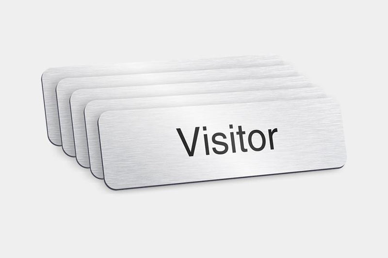 Printed Badges - Visitor Badges (Pack Of 5)