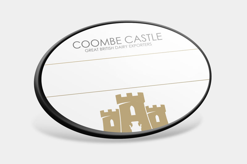 Reusable Name Badges - Oval Framed Reusable Name Badges