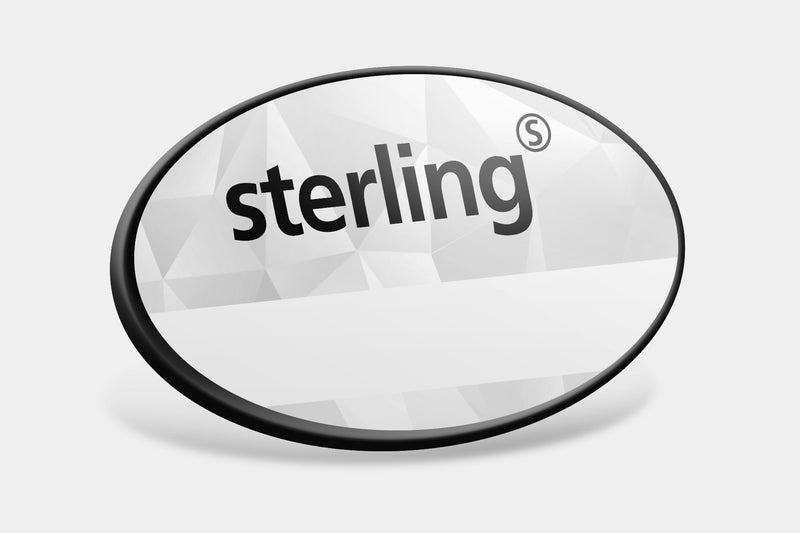 Reusable Name Badges - Oval Framed Reusable Name Badges