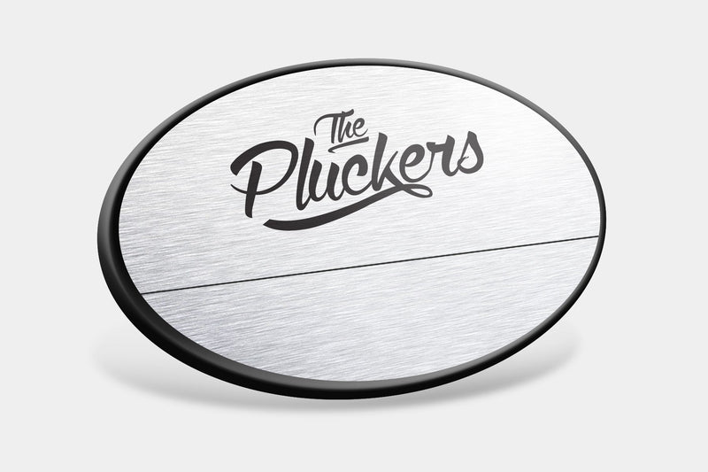 Reusable Name Badges - Oval Framed Reusable Name Badges