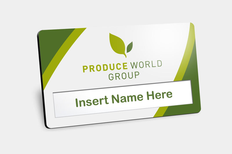 Reusable Name Badges - Window Reusable Name Badges